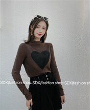 【现货】高品质撞色桃心双面奥绒加厚小衫，其它，色调轩