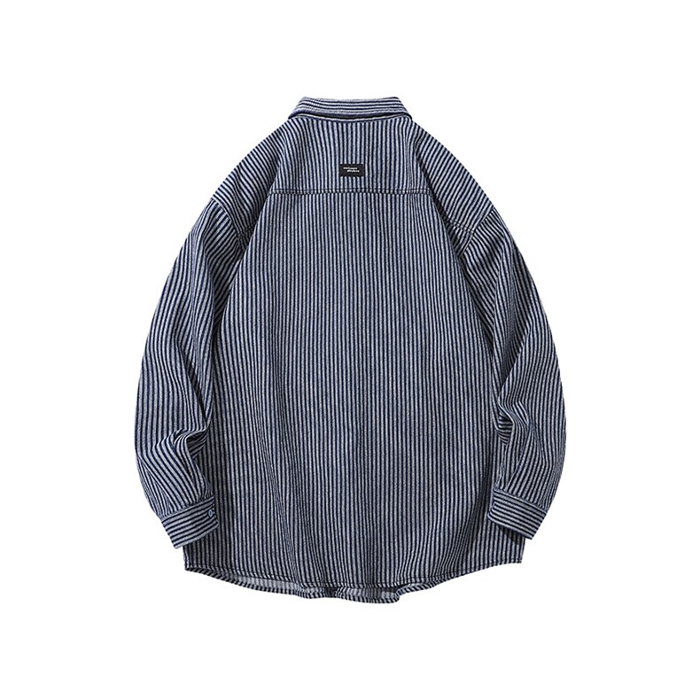 25年春季格子牛仔衬衫长袖得物抖音衬衫DS-C323-1-G662-P55,男装衬衫,电商C323-1