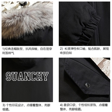 MM48229-P130冬季大毛领棉衣男士大码加厚棉袄男棉服砖墙，男装棉衣，电商A040A