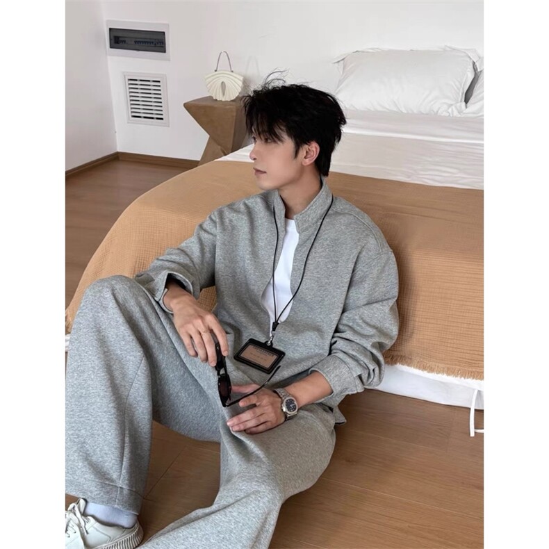 网图现货假两件套装TZ103-P110上衣W202-P68卫裤KK303-P50,男装休闲裤,星座1213