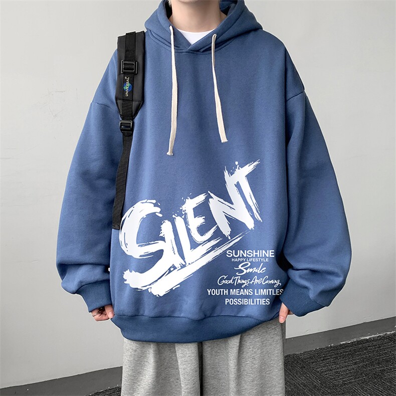 连帽卫衣男大码运动服帽衫外套WY2343-P35,男装卫衣,电商A040