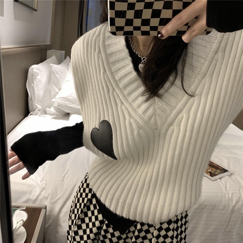 爱心背心，女装背心吊带，XTZ style