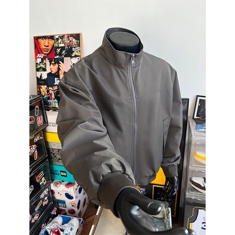 美式街头cleanfit飞行夹克男生春秋季潮牌宽松运动棒球服工装外套,男装夹克,电商A003
