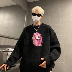 高质量！秋冬季半高领毛衣男士加绒加厚线衣针织衫男DMY528-特P38图片