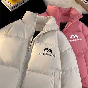 毛毯新款秋冬字母印花面包服宽松休闲棉服A247-MY504特批85控118图片