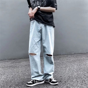 潮流春季牛仔裤男牛仔长裤V106P39图片