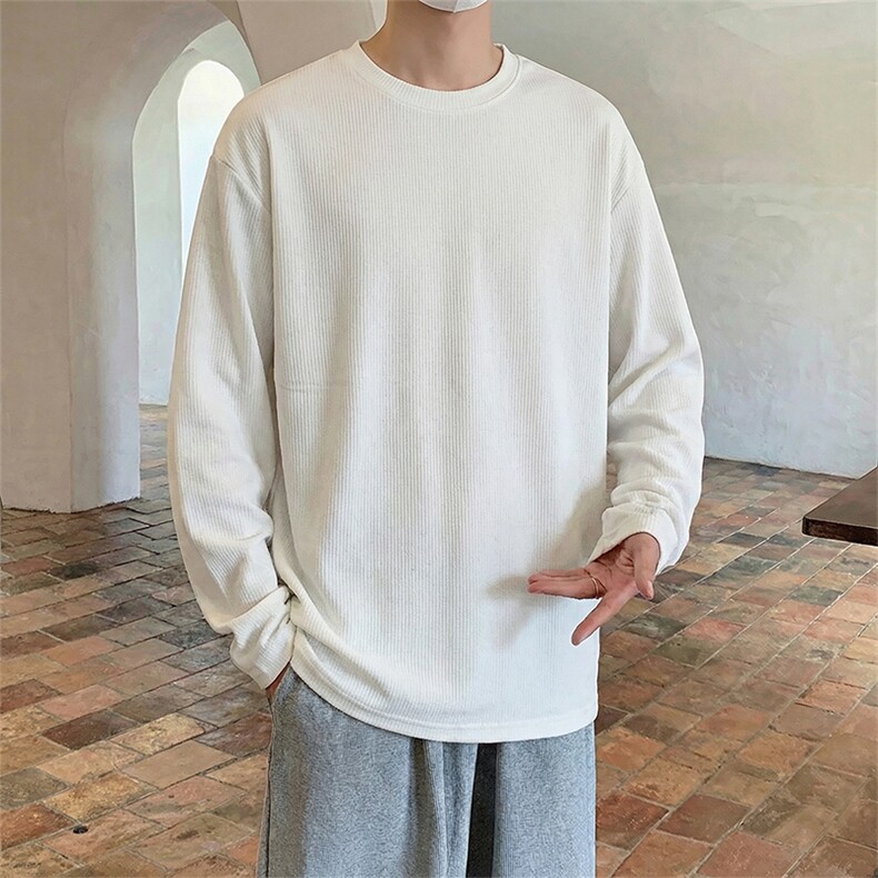 改肌理纹长袖T恤款【现货】C403A-T87-特P17，男装T恤，电商C403A