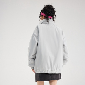 冬季美拉德立领棉服潮流百搭纯色棉衣撞色棉服外套HY8822-P75图片