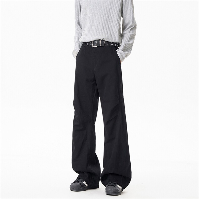 B221美式ins高街暗黑拼接休闲工装洗褪牛仔裤LK25604-特P48控88,男装牛仔裤,电商B221