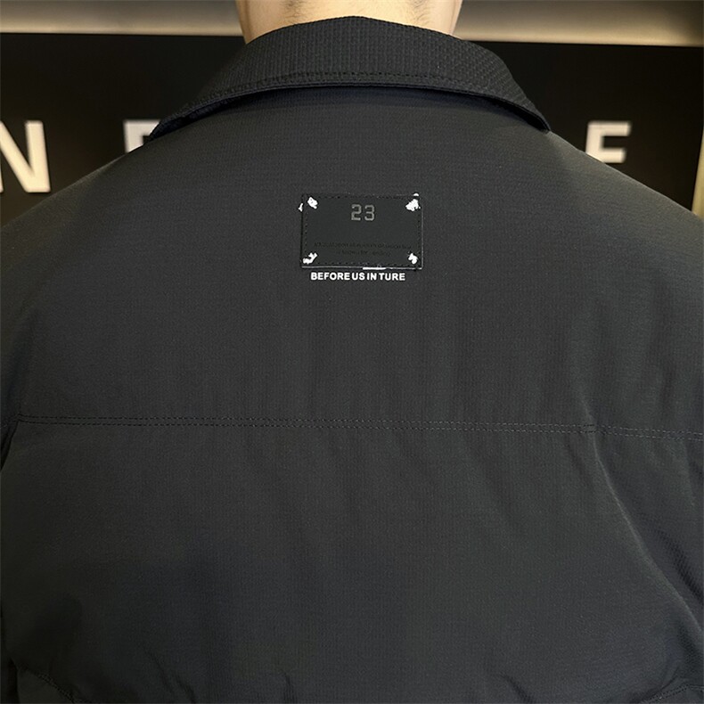 新款男士小翻领羽绒服夹克加厚防寒309B-3-81069-P190,男装夹克,星座1409-3