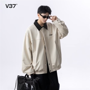 底特律工装夹克男春季宽松撞色翻领休闲圣达菲外套潮HHB396 P59图片