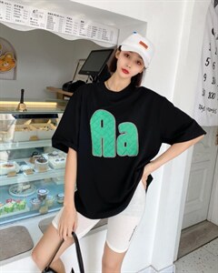 时尚潮流休闲大版T恤图片