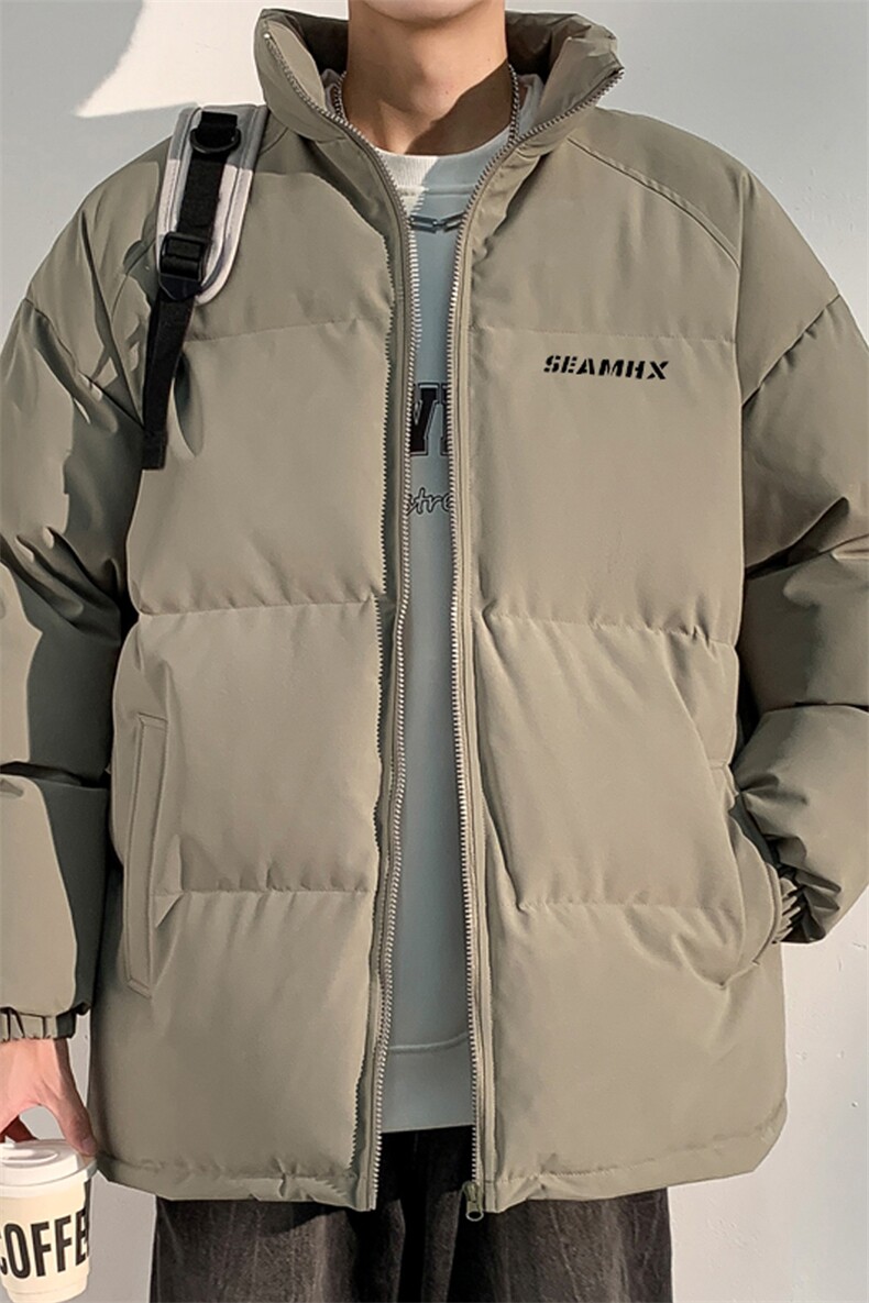 2025冬季新款光影墙大码印花立领棉衣M-5XHM24549-2-特P50,男装棉衣,电商A022