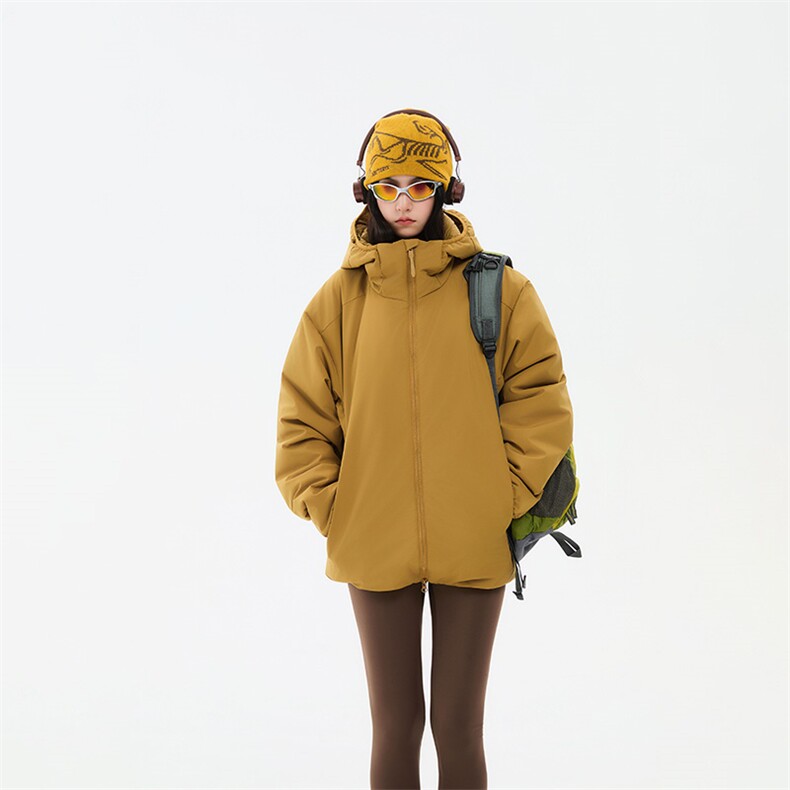 得物潮流高品质冬季连帽加绒加厚棉衣撞色棉服外套MY5568-P95,男装棉衣,星座610B-1