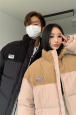 1506/MY97/P75王鹤棣同款灯芯绒拼接宽松男女刺绣情侣棉衣3，男装棉衣，星座1506