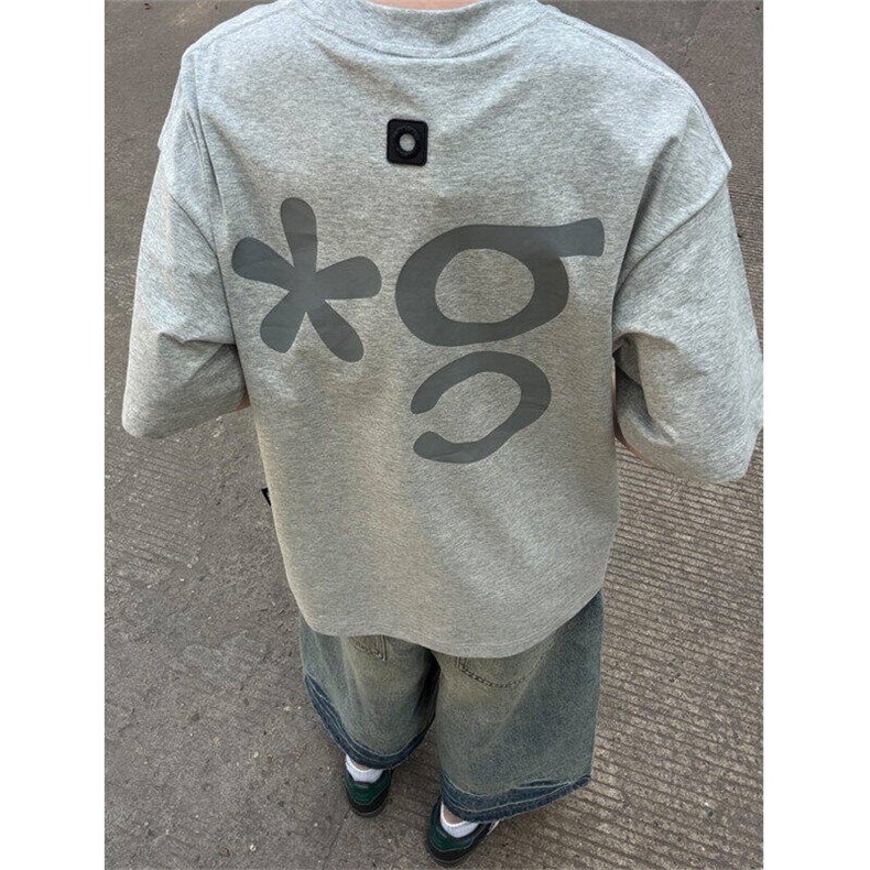 字母印花短袖t恤男夏季潮牌五分袖TX62901-特P35,男装T恤,星座1007（原301D）