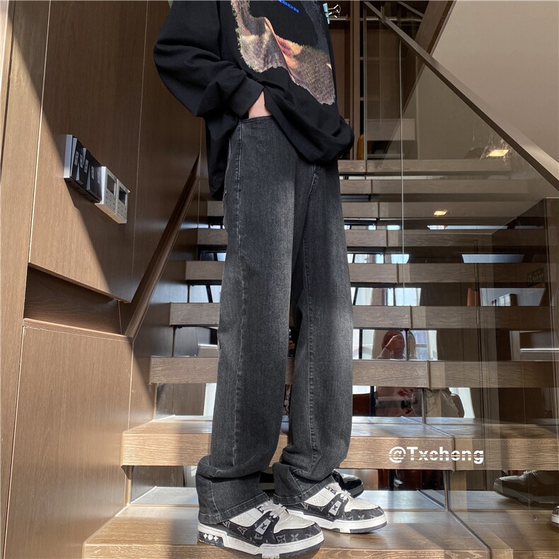 ins潮流男生水洗牛仔裤高街修身小脚裤B315-K23252-P50控68,男装牛仔裤,电商B315