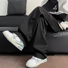 休闲裤男士韩版潮流高街帅气口袋个性2024秋冬ins长裤K5766-P38，男装休闲裤，星座412-2