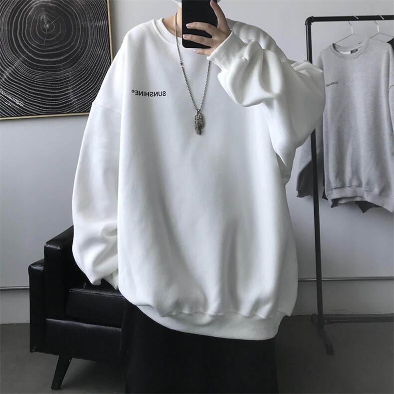 W33中性情侣印花圆领秋冬卫衣常规P28加绒P38S-5XL支持定制,男装卫衣,星座115A-3