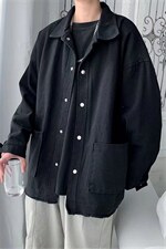 春秋宽松bf原宿风百搭纯夹克港风复古潮流休闲外套W1789-P38，男装夹克，星座512-4