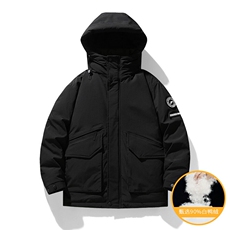 主推款：时尚连帽户外运动大码90白鸭绒羽绒服得物二开保暖外套潮，男装羽绒服，星座210-5(原414-2)