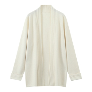 2025年秋季宽松型单件常规长袖开衫休闲/淑女，女装针织衫/毛衣，美够羊绒