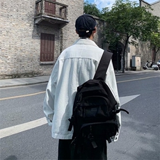 宽松牛仔夹克时尚新款青春潮流流行港风工装外套男insX300/P60，男装夹克，星座506