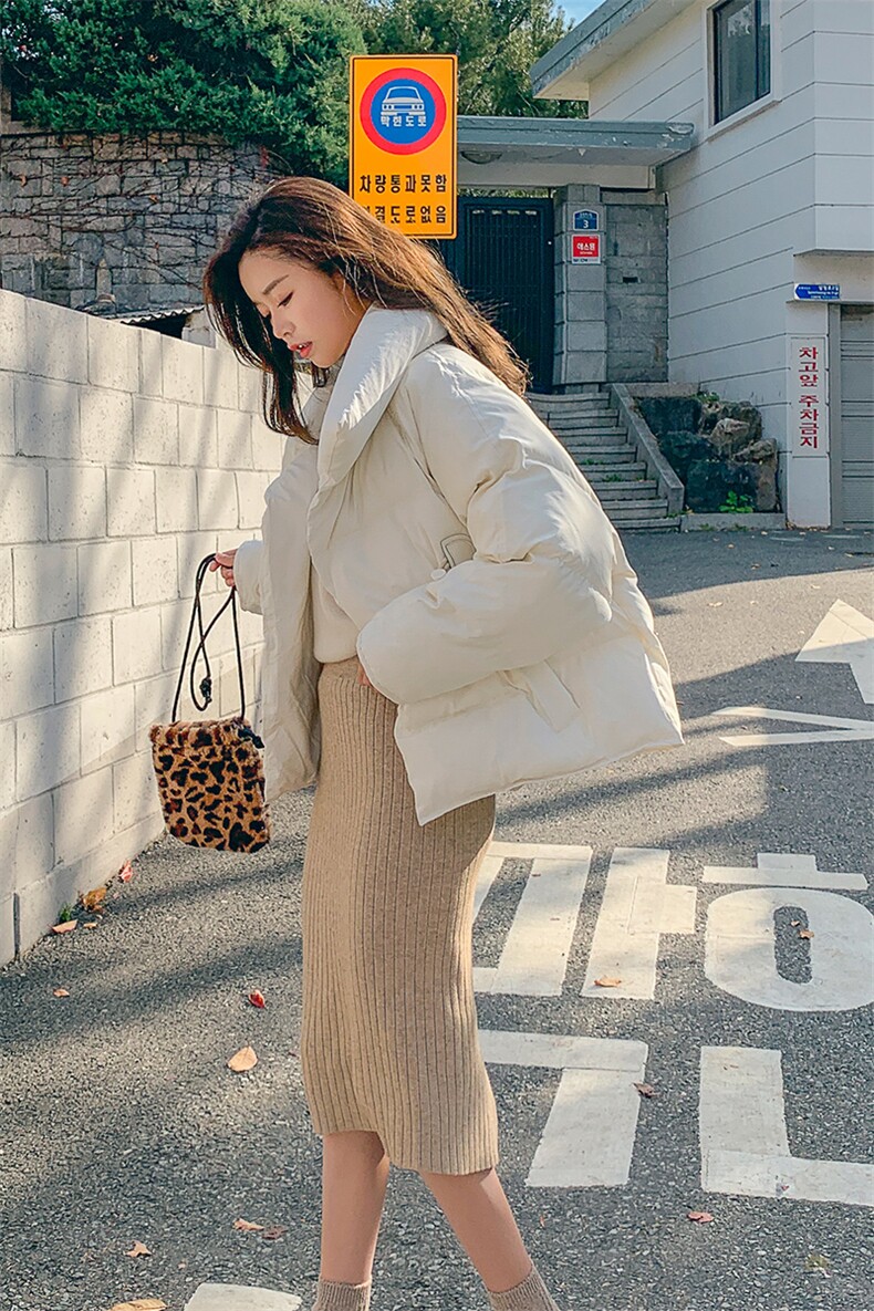 主推跑量新款小个子牛角扣短款面包服817可可,女装棉衣/棉服,Mushroom