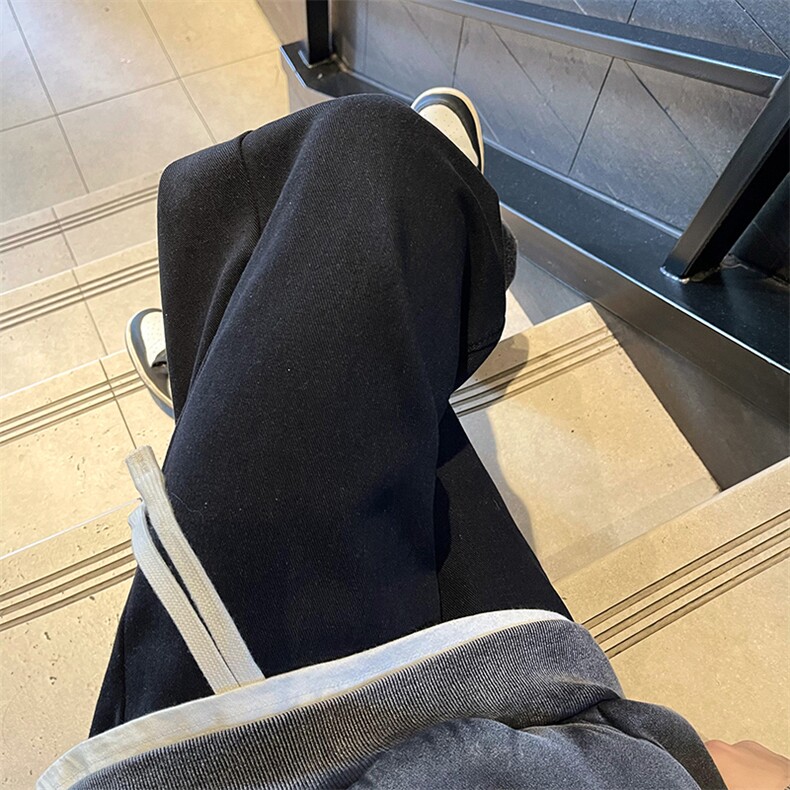 加绒加厚牛仔裤宽松直筒休闲裤KN12JRP50,男装牛仔裤,电商D325