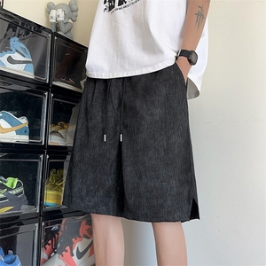 特批P25无差价25夏季时尚扎染轻薄纹理感百搭宽松短裤男DK5998图片