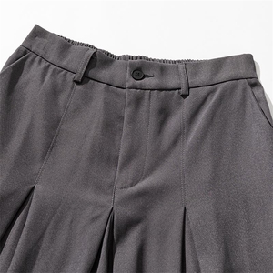 白底平铺 夏季大码大腿裤裙裤直筒阔腿裤休闲新中式汉服 K251/P70图片