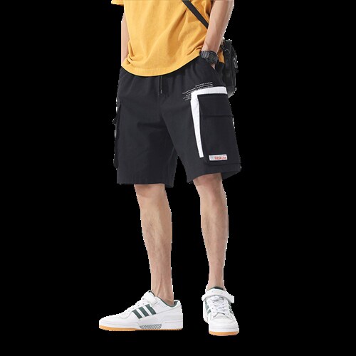 7XL~M码ins工装短裤男大码五分裤子2023夏季新品潮男胖子休闲图片