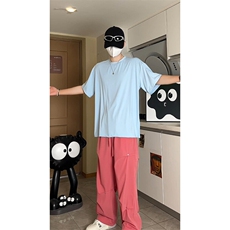 有报告!2026夏季新款防晒短袖男宽松运动T恤24XT77156特批15，男装T恤，电商A042
