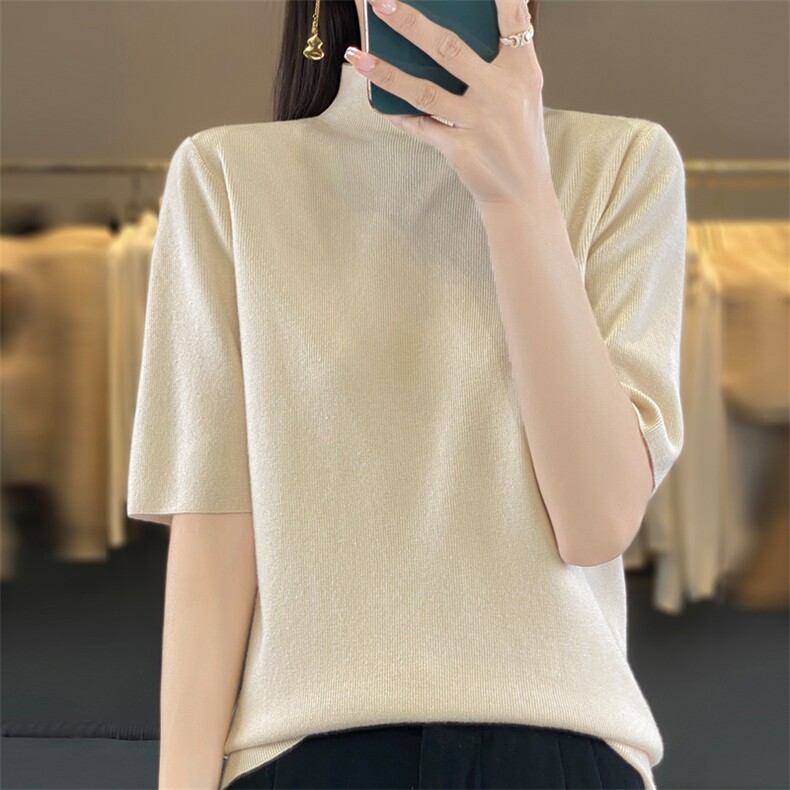 秋冬季新款纯色毛衣女宽松显瘦时尚百搭针织上衣,针织衫/毛衣,贵皇网供仓