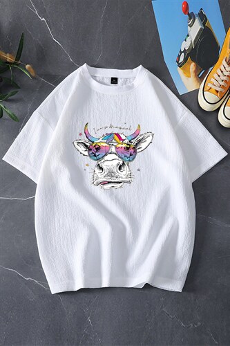 夏季新品青少年大码港风个性印花情侣男女圆领短袖T恤T616P30，男装T恤，电商B226