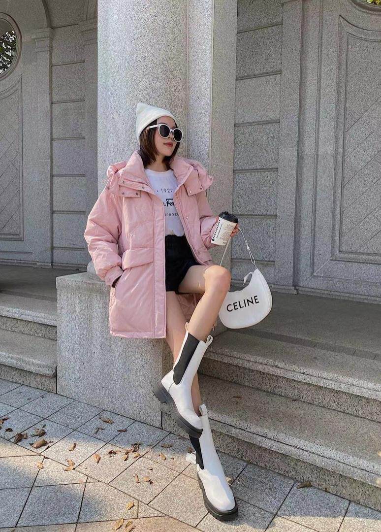 爱美欧现货韩版时尚羽绒服，女装羽绒服，爱美欧