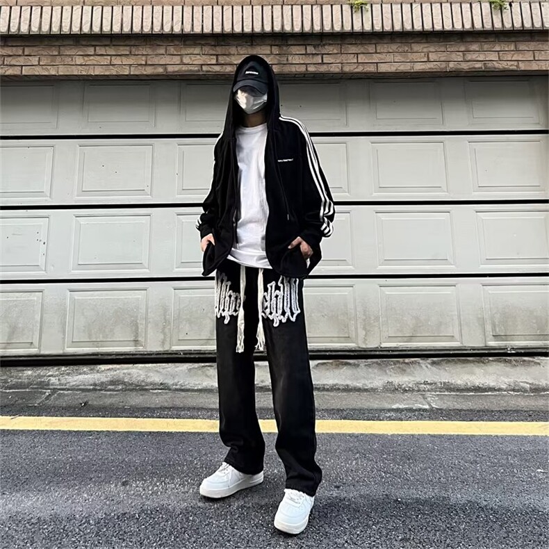 美式牛仔裤男款秋季长裤潮QN28P45,男装牛仔裤,星座1116-2