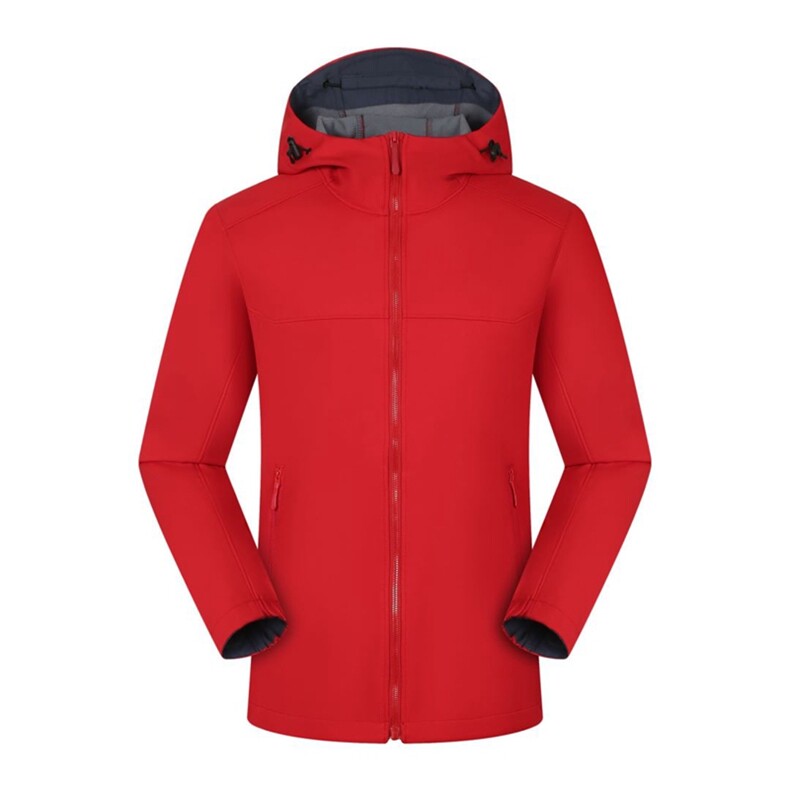 男女情侣款防风防水保暖外套登山徒步软壳衣定制户外服装冲锋衣，女装短外套，衫都服饰