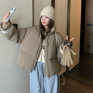 新款立领韩版拼接羽绒服50绒2C105-F1-P215-K318图片