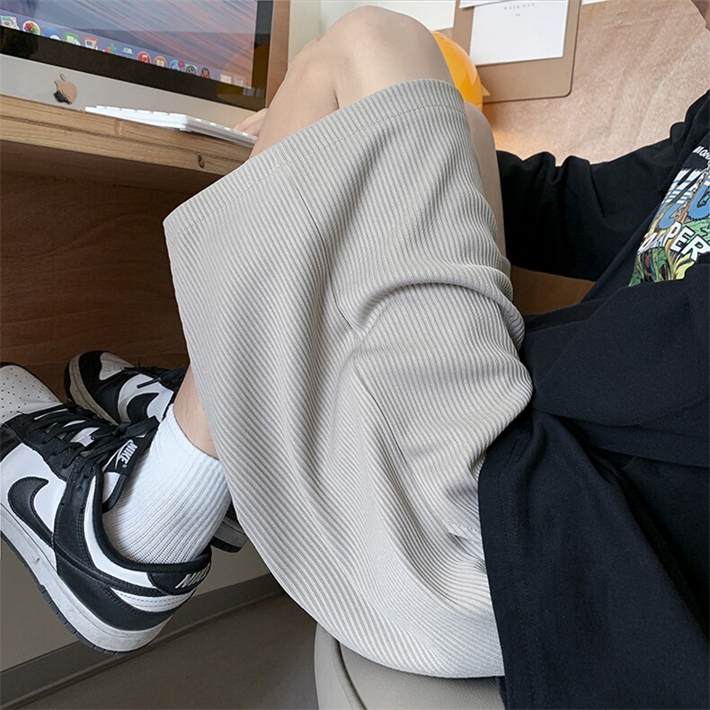 夏季冰丝条纹短裤XZ604-KP71-P30控39,男装牛仔裤,星座604
