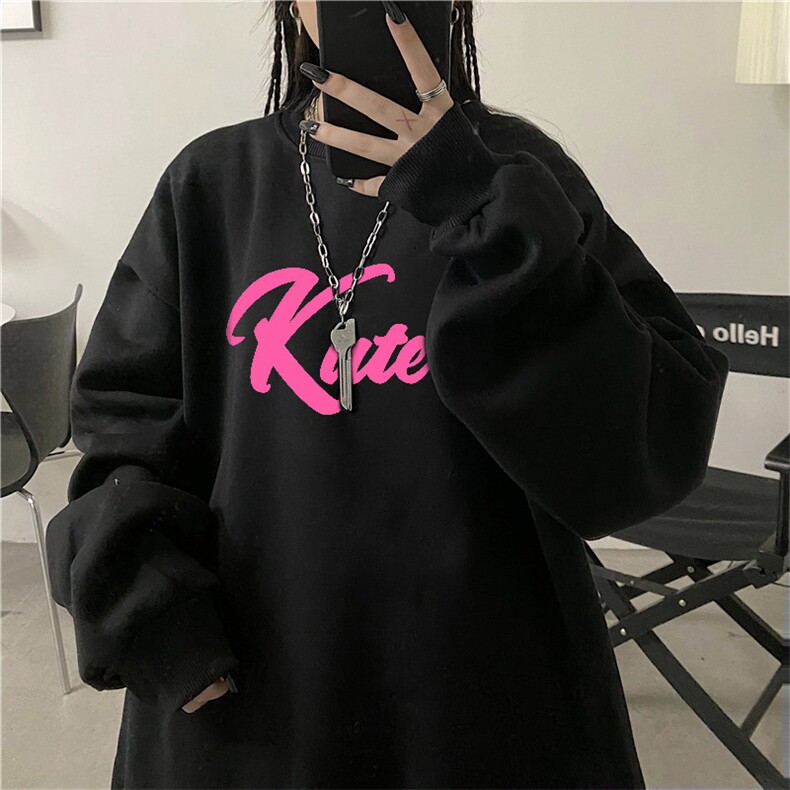 oversize韩版街头潮流设计感字母印花宽松休闲卫衣E669-P45,男装卫衣,星座911-2(原星座613-2）
