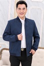 839/P80中年商务休闲男士夹克衫秋季新款中老年男装休闲棒球服男，男装夹克，星座1216（原钱塘722）