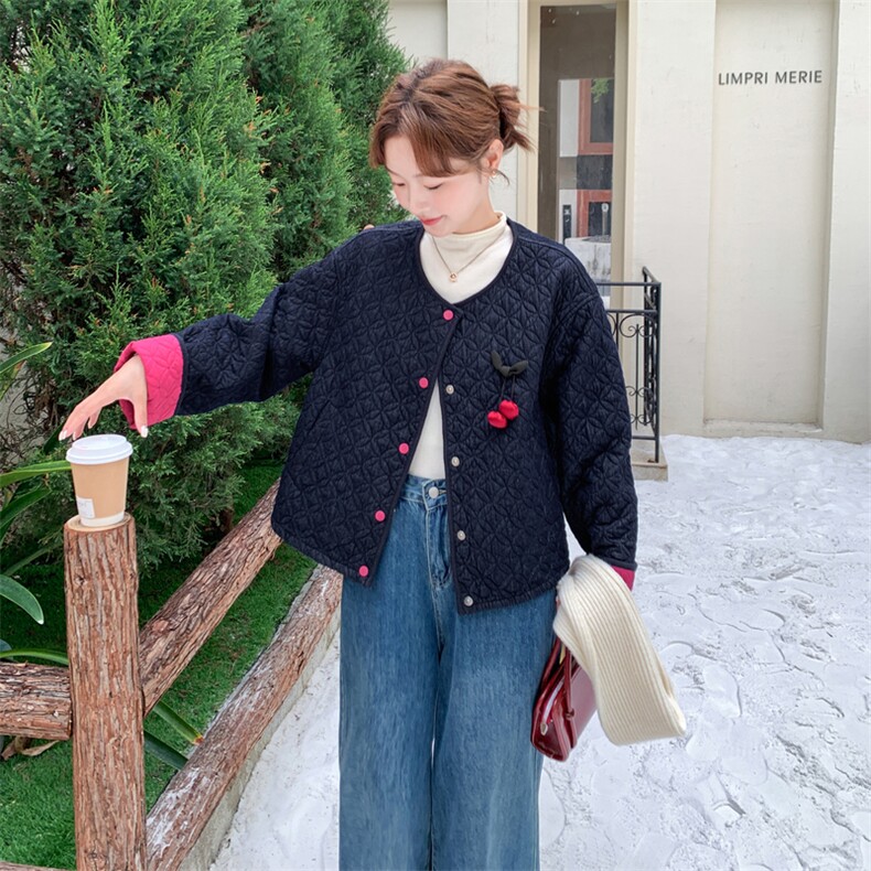菱格棉服！小个子外套2C011-9813-P150-K238,女装棉衣/棉服,2C011