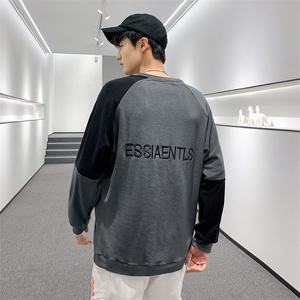 2024男潮牌字母钢印上衣外套 奥粒绒圆领卫衣W2293P33图片
