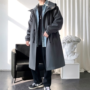 大货秋装轻熟风衣男长款大码大衣男中长款秋季夹克F995-P95-控128图片