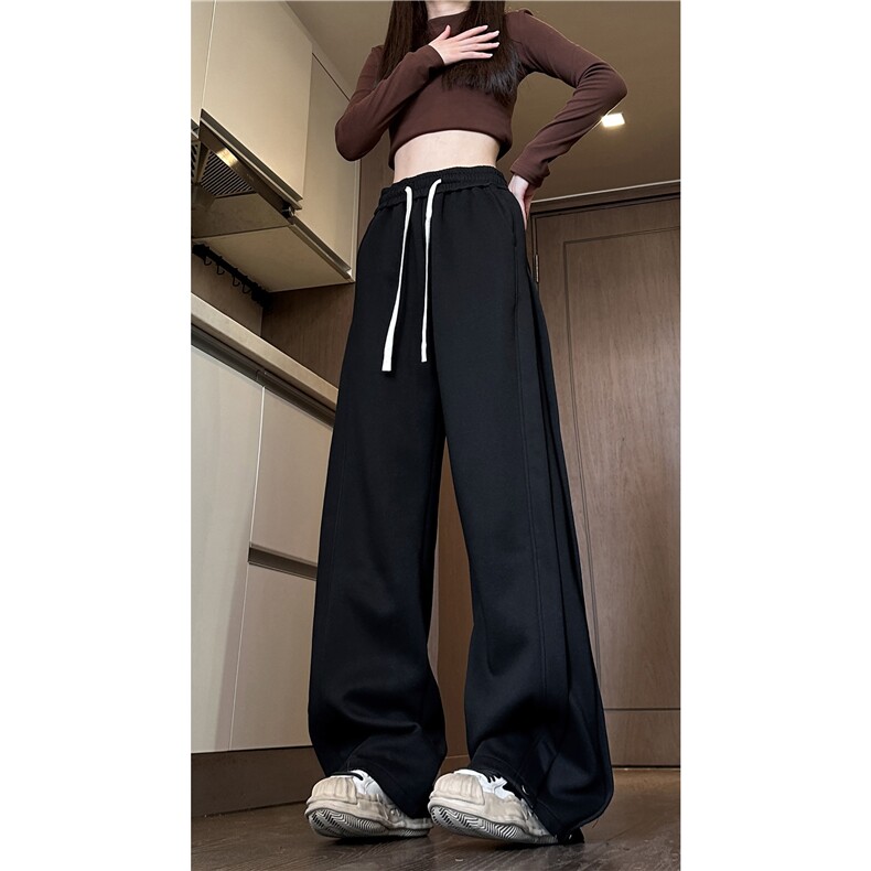 抖音品质秋季新款潮流拼接设计宽松休闲卫裤B315-K816-特p40控78,男装休闲裤,电商B315
