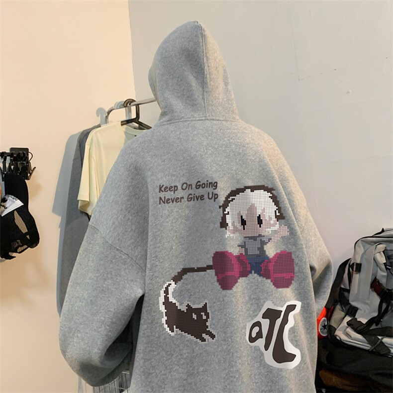 ！连帽圆领卫衣男装港风帽衫男LM160-P35,男装卫衣,电商B367