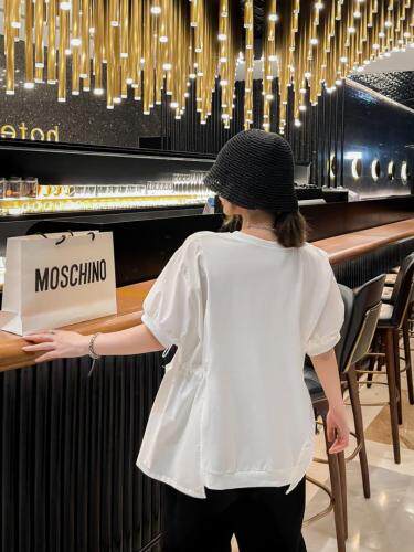 现货长款拼接上衣，女装，琼卿格