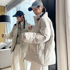 情侣麂皮绒棉服男冬新款情侣棉衣外套加厚棉袄羽绒服MY8805-P68，男装棉衣，星座205-1