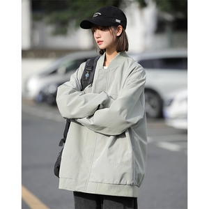 新款飞行夹克男美式复古棒球服外套高街潮牌CYJK9269 P-75控价109图片